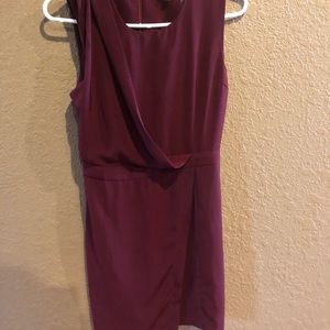 Burgundy dress